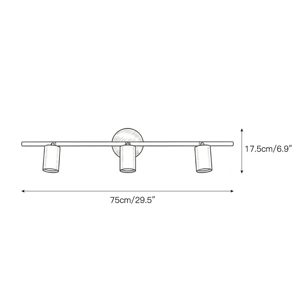Lampada da parete/soffitto regolabile Taylor
