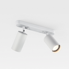 Faretto da soffitto a doppia testa regolabile