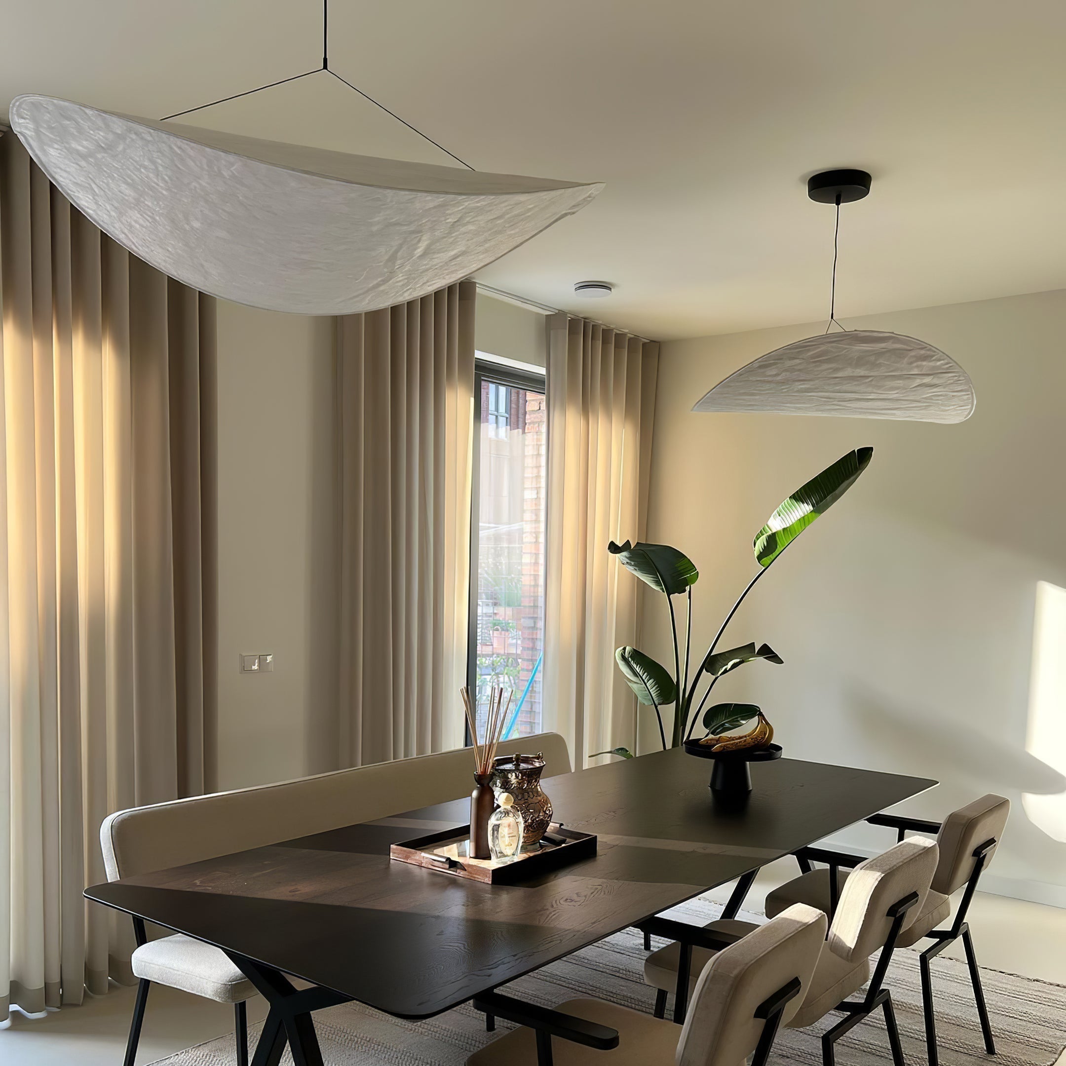 Sereca Carta Vetro Fibra Lampada a Sospensione