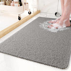 Tappetino da Doccia Testurizzato Antiscivolo - Stile Luffa