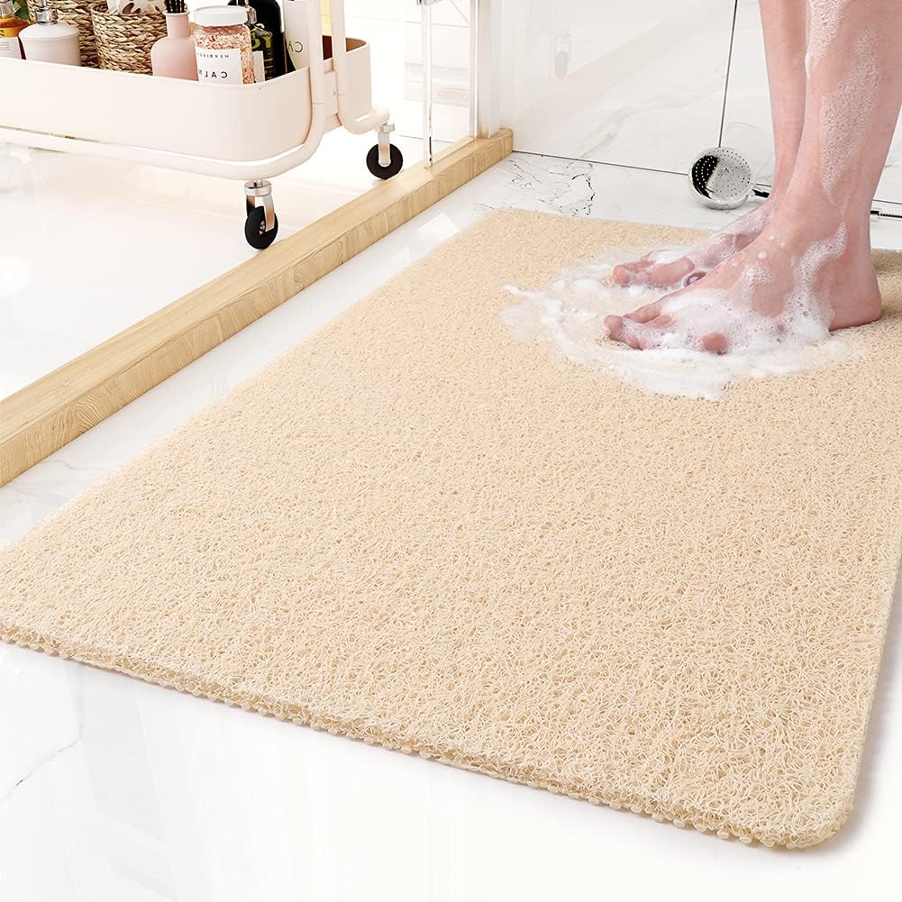 Tappetino da Doccia Testurizzato Antiscivolo - Stile Luffa