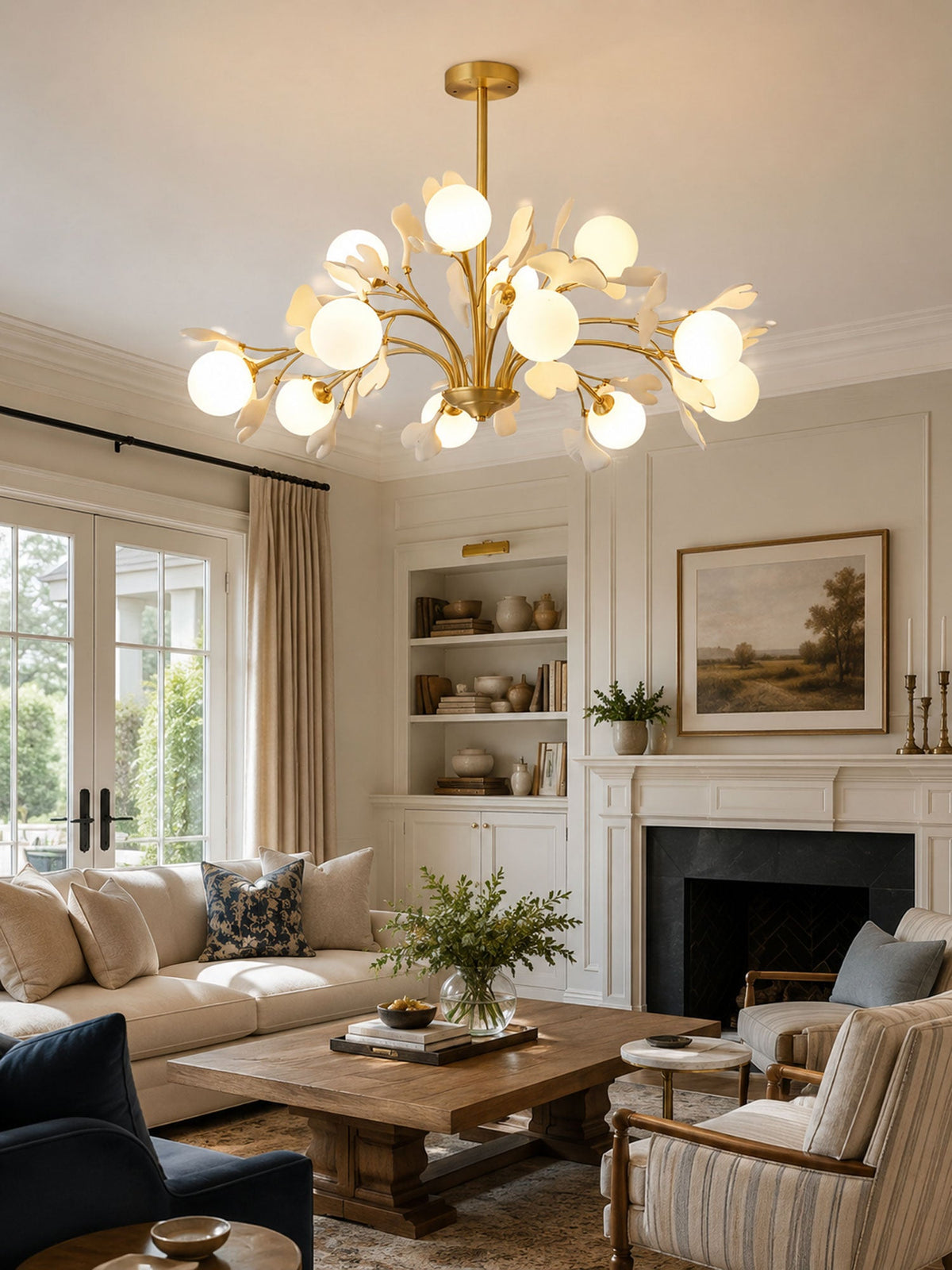 Lampadario Thalassa Gingko