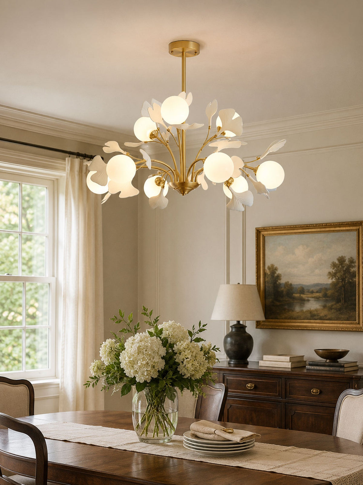 Lampadario Thalassa Gingko