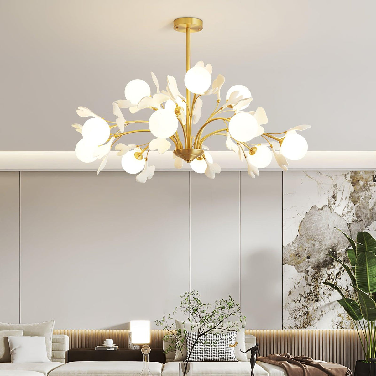 Lampadario Thalassa Gingko