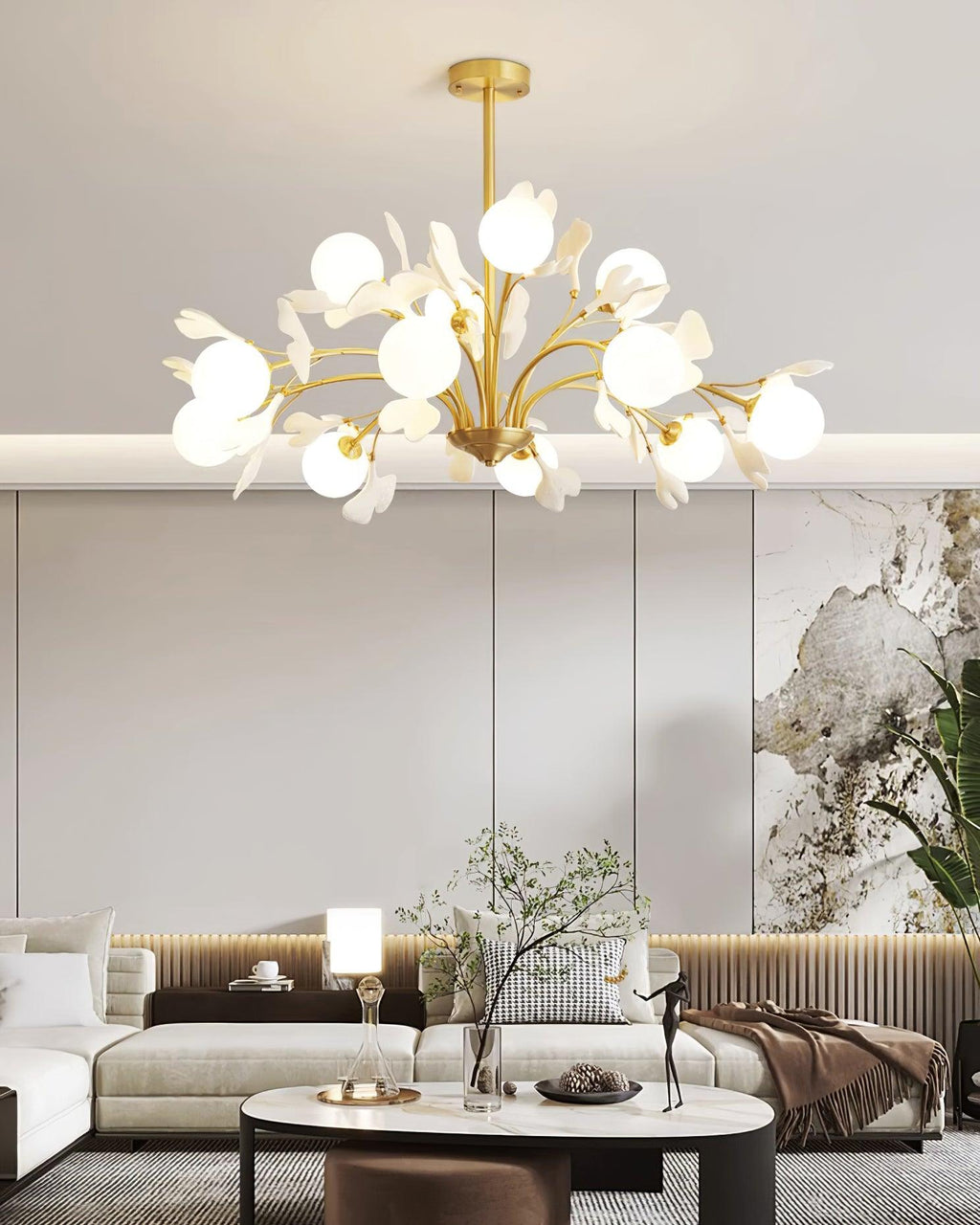 Lampadario Thalassa Gingko