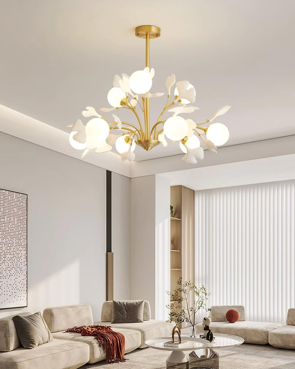 Lampadario Thalassa Gingko