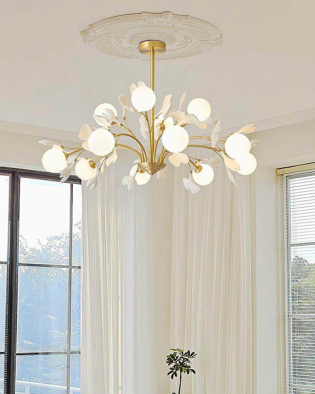 Lampadario Thalassa Gingko