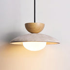 Lampade a sospensione Cleo in Travertino