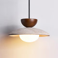 Lampade a sospensione Cleo in Travertino