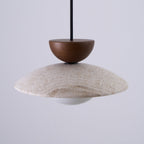 Lampade a sospensione Cleo in Travertino
