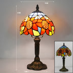 Lampada da tavolo barocca – Artigianale con vetro colorato | Illuminazione decorativa per la tua casa e il tuo ufficio