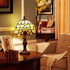 Lampada da tavolo barocca – Artigianale con vetro colorato | Illuminazione decorativa per la tua casa e il tuo ufficio