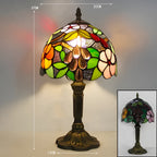 Lampada da tavolo barocca – Artigianale con vetro colorato | Illuminazione decorativa per la tua casa e il tuo ufficio