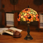 Lampada da tavolo barocca – Artigianale con vetro colorato | Illuminazione decorativa per la tua casa e il tuo ufficio