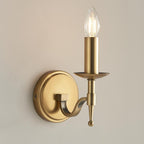 Interiors 1900 Stanford Applique da Parete in Ottone Antico
