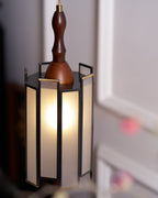 Lampada a sospensione in vetro colorato Tiffany
