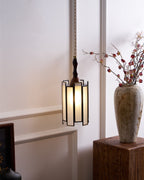 Lampada a sospensione in vetro colorato Tiffany