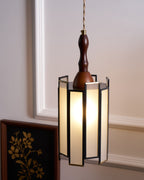 Lampada a sospensione in vetro colorato Tiffany