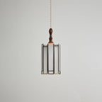 Lampada a sospensione in vetro colorato Tiffany