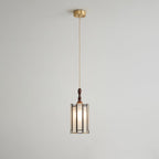 Lampada a sospensione in vetro colorato Tiffany