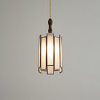 Lampada a sospensione in vetro colorato Tiffany