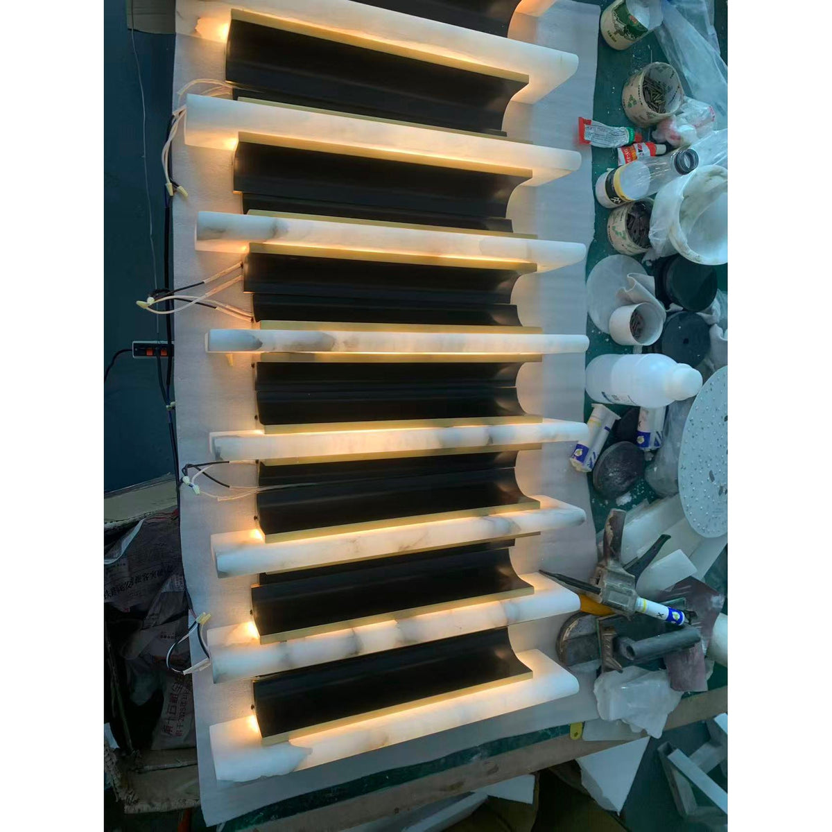 Lampada da Parete Timide in Alabastro
