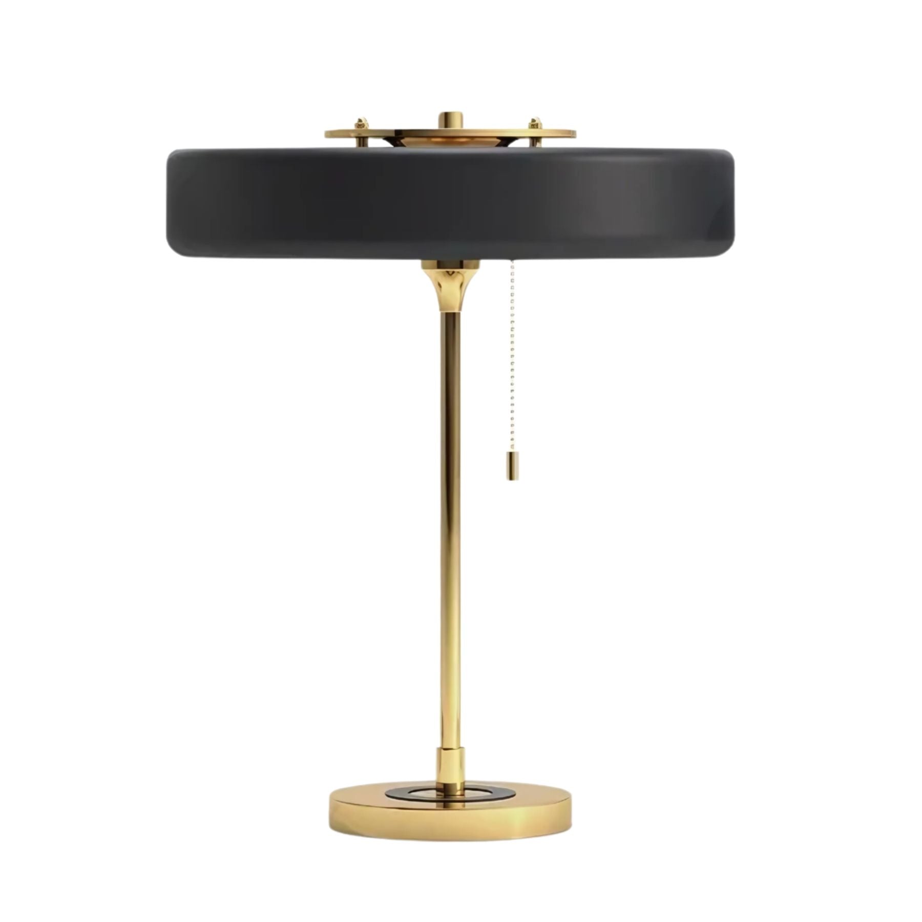 Lampada da tavolo – Metallo & Acrilico – Oro/Nero – Moderno/Retrò – Ideale per scrivania e comodino