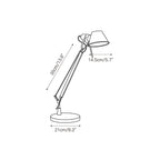 Lampada da Scrivania in Alluminio Articolato