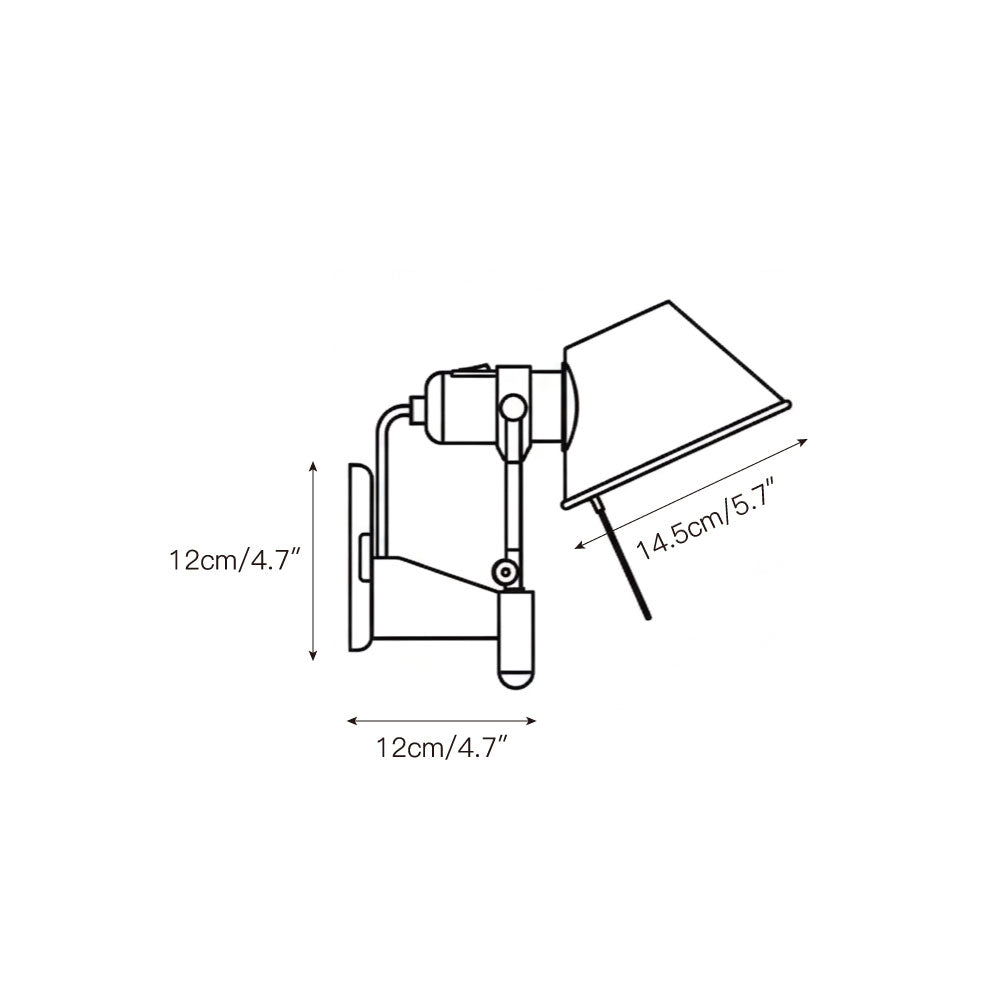 Applique da parete Brady Rocker Arm Plug-in