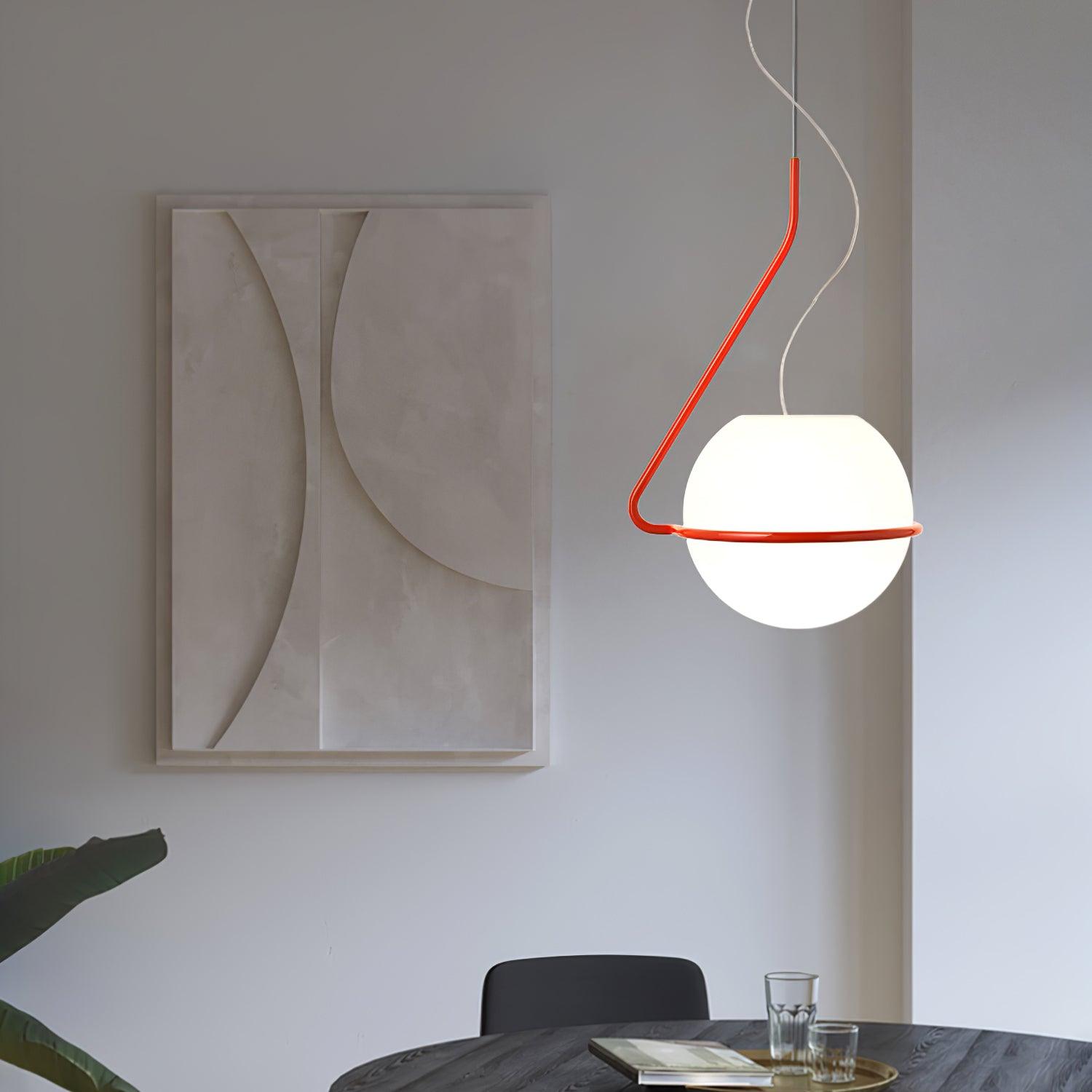 Lampadario Minimalista Circolare Lux