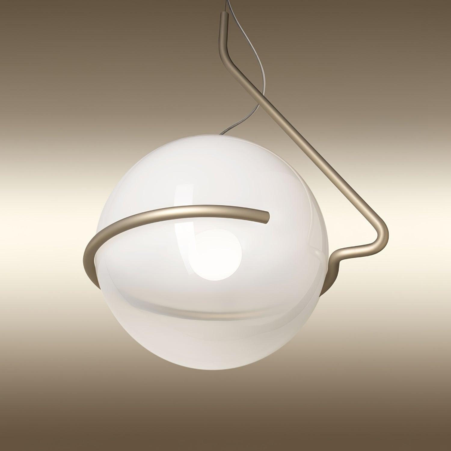 Lampadario Minimalista Circolare Lux