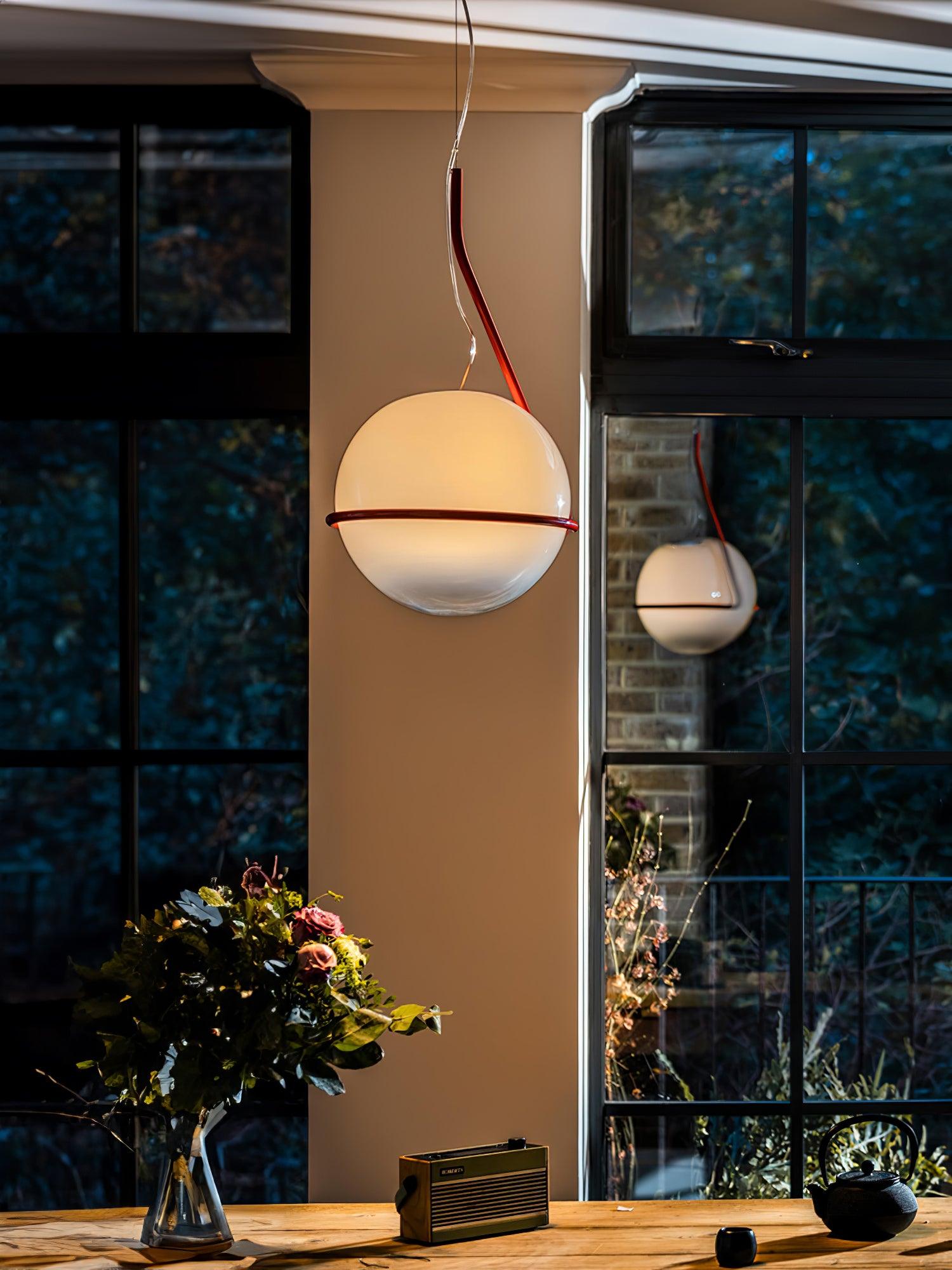 Lampadario Minimalista Circolare Lux