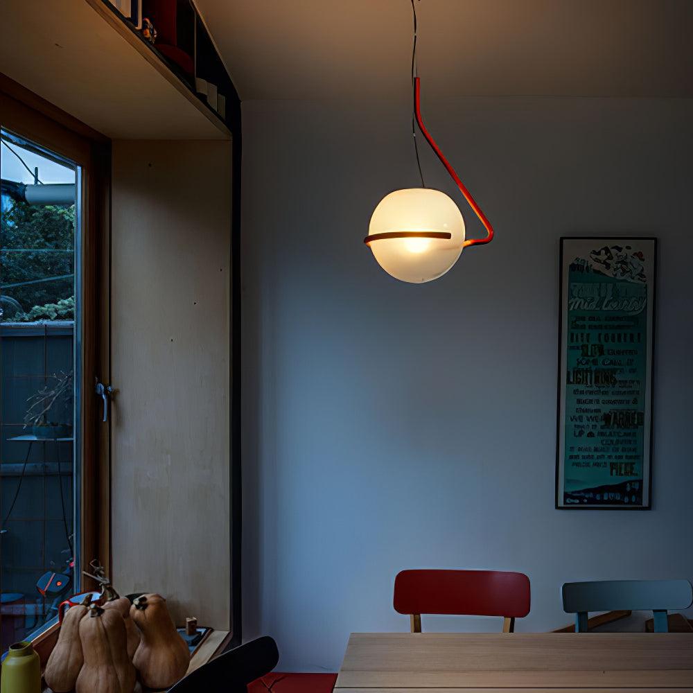 Lampadario Minimalista Circolare Lux