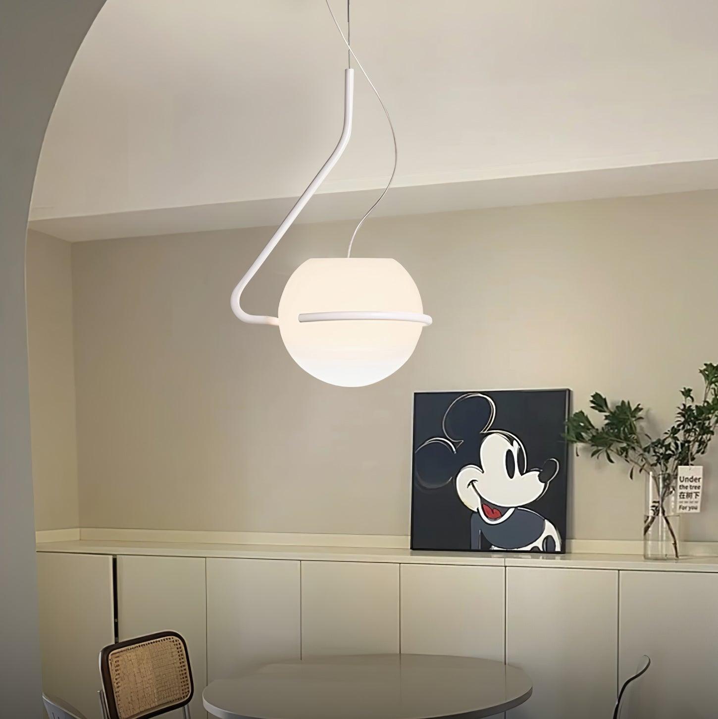 Lampadario Minimalista Circolare Lux