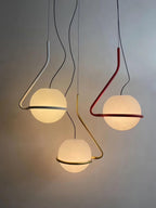 Lampadario Minimalista Circolare Lux
