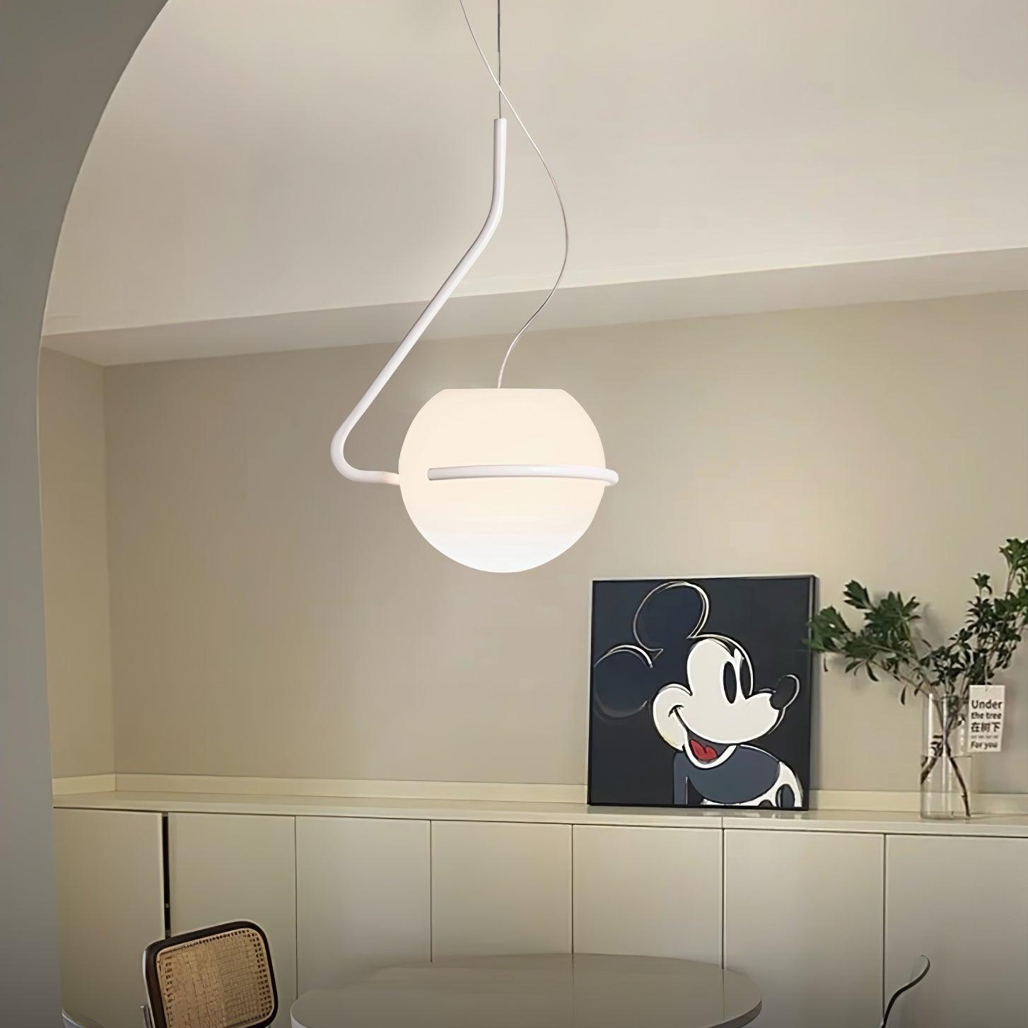 Lampadario Minimalista Circolare Lux