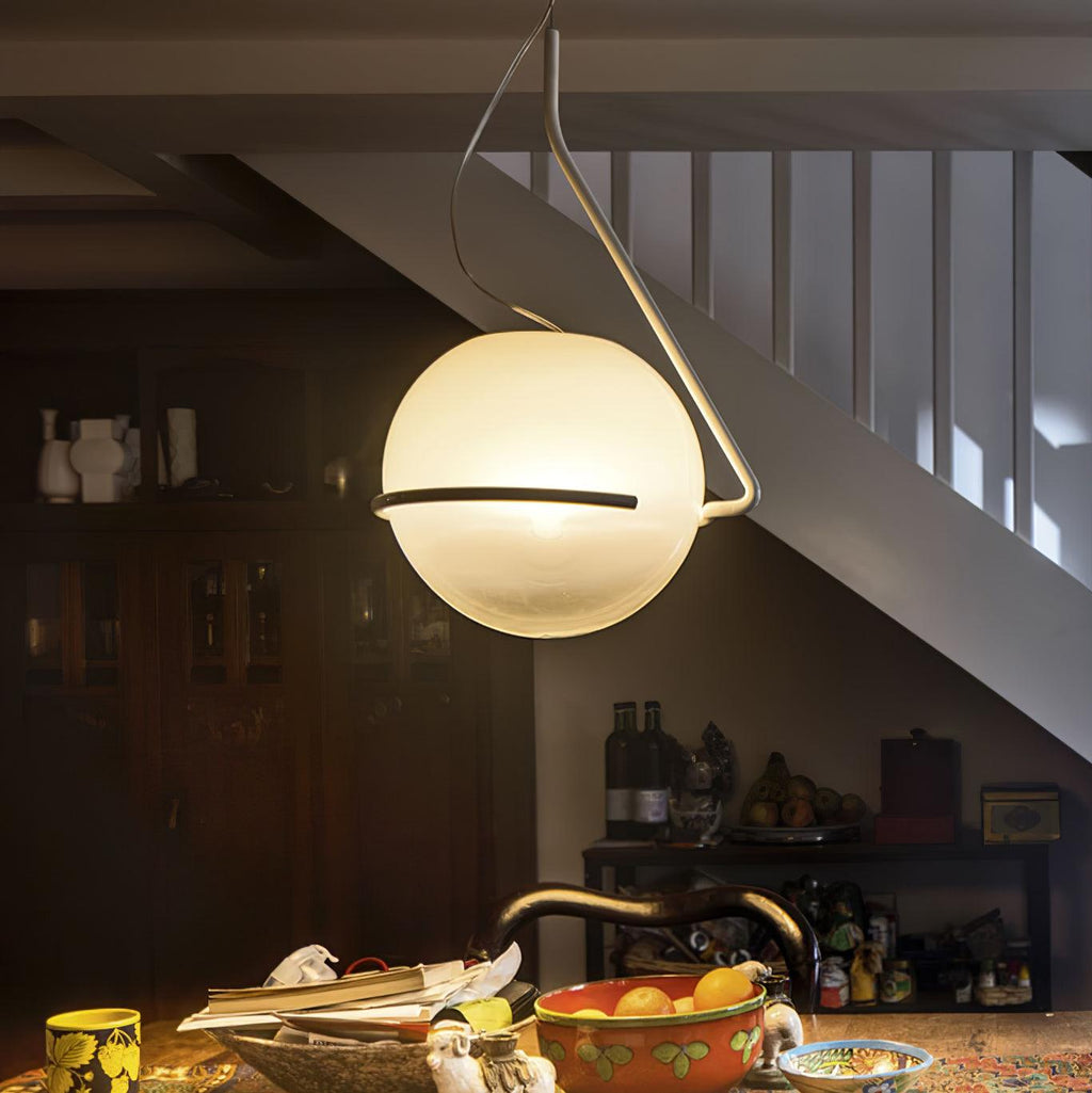 Lampadario Minimalista Circolare Lux