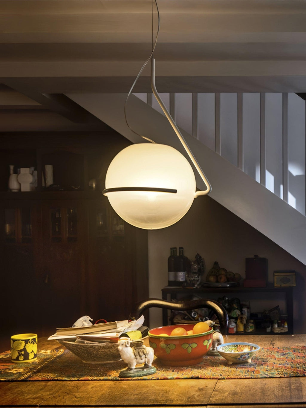 Lampadario Minimalista Circolare Lux