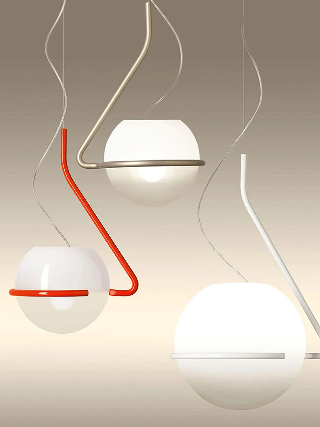 Lampadario Minimalista Circolare Lux
