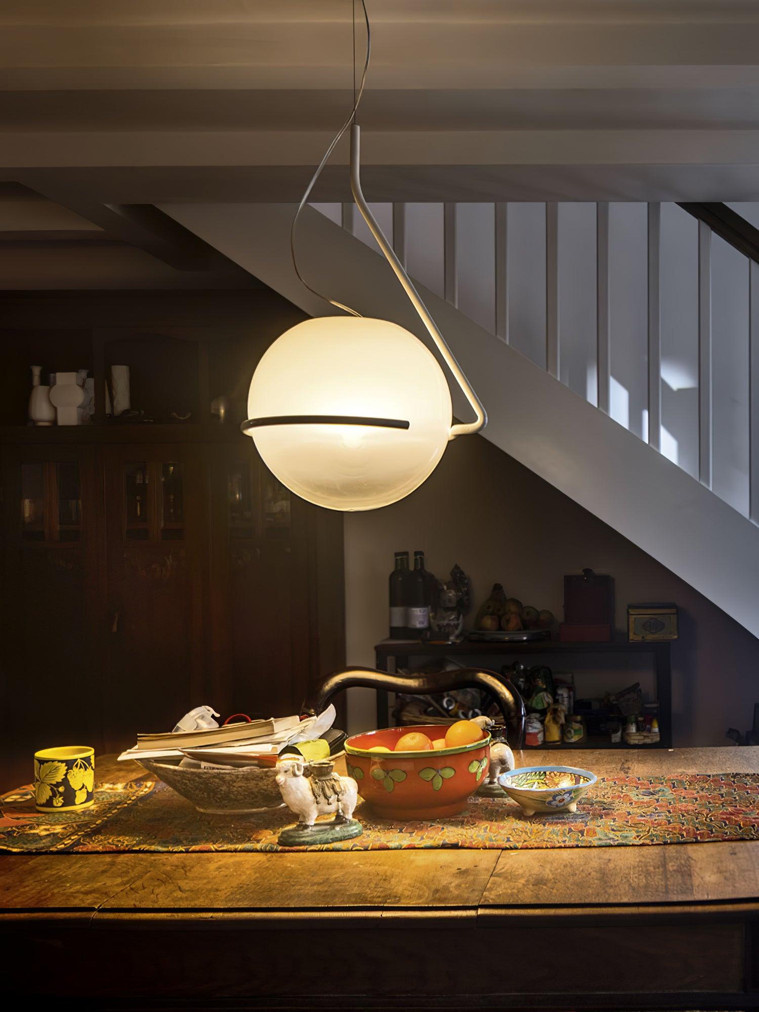 Lampadario Minimalista Circolare Lux