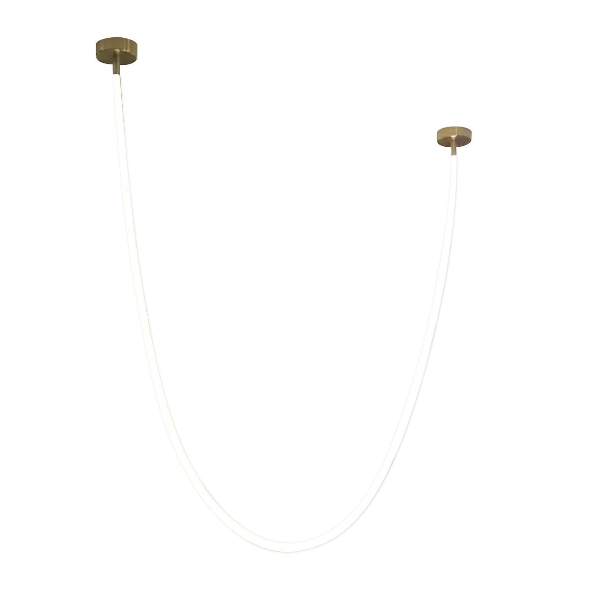 Lampada a sospensione a curva flessibile