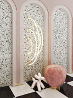 Lampada a sospensione a curva flessibile