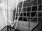 Lampada a sospensione a curva flessibile