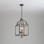 Lampadario Tradizionale a Gabbia per Uccelli