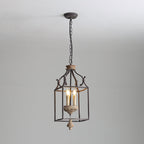 Lampadario Tradizionale a Gabbia per Uccelli