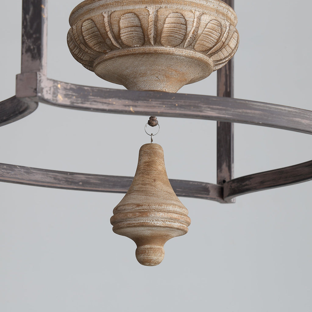 Lampadario Tradizionale a Gabbia per Uccelli
