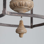 Lampadario Tradizionale a Gabbia per Uccelli