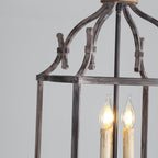 Lampadario Tradizionale a Gabbia per Uccelli