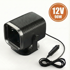 Riscaldamento Auto 12V/24V – Stufa Portatile per Auto con Ventilatore Rotante a 360°