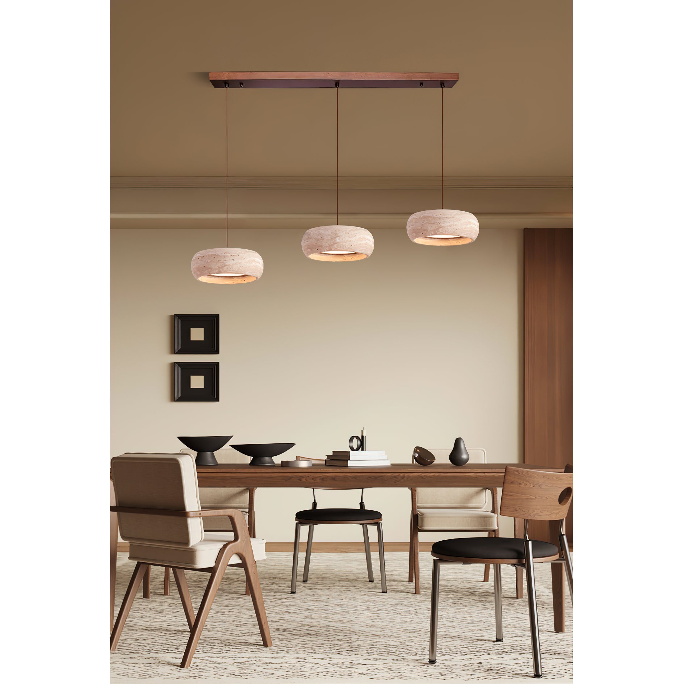 Lampada a sospensione in Travertino Eurvaran
